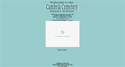 Desktop Screenshot of cambriacemetery.com